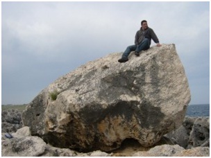 02 - Blocco di pietra di 70 tonnellate ritrovato presso Torre S Emiliano